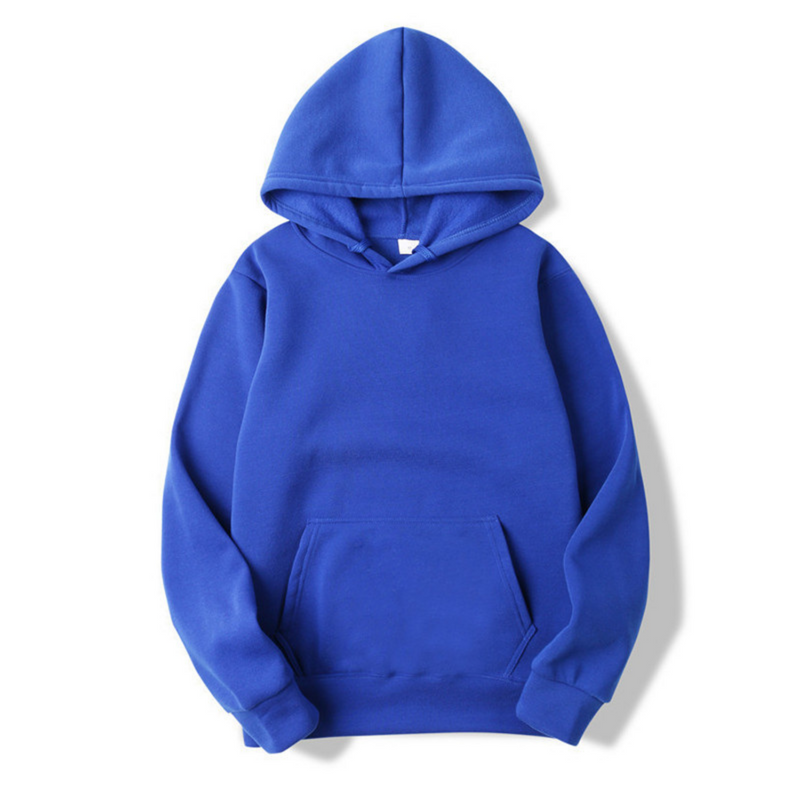Heren hoodie met capuchon - Comfortabele pasvorm - Blauw