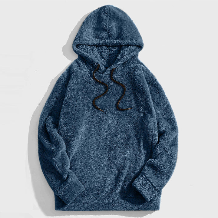 Heren Hoodie met Trekkoord - Casual Comfort - Blauw