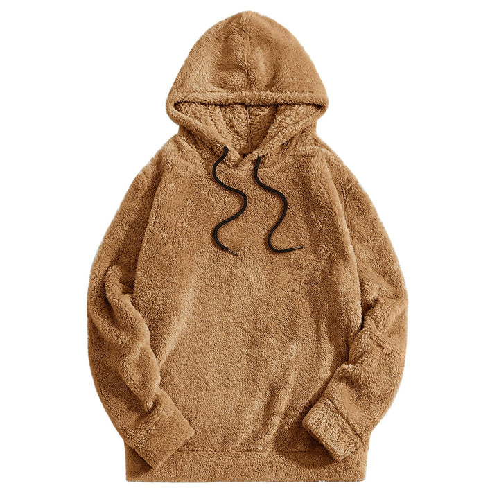 Heren Hoodie met Trekkoord - Casual Comfort - Bruin