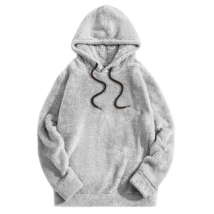 Heren Hoodie met Trekkoord - Casual Comfort - Grijs