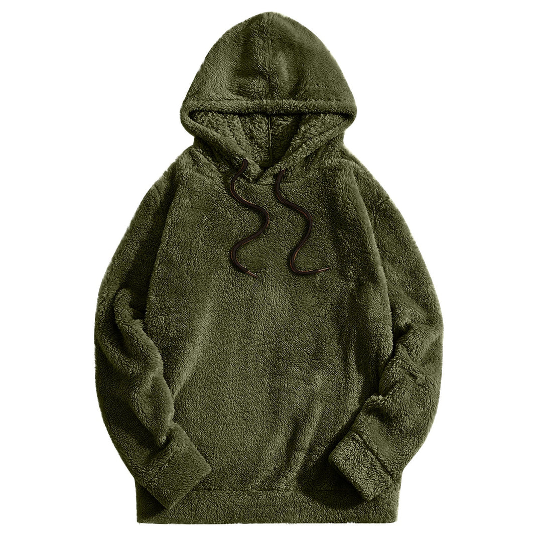 Heren Hoodie met Trekkoord - Casual Comfort - Groen