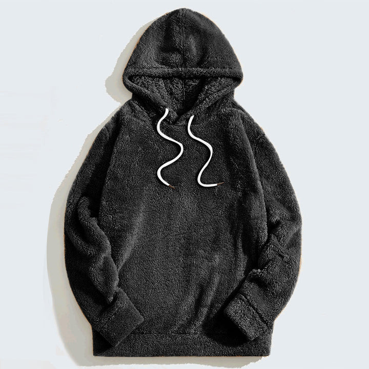 Heren Hoodie met Trekkoord - Casual Comfort - Zwart