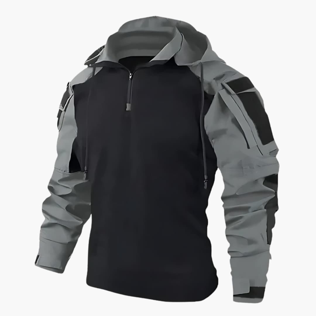 Heren Hoodie Slimfit Lange Mouw - Wintercomfort - Grijs