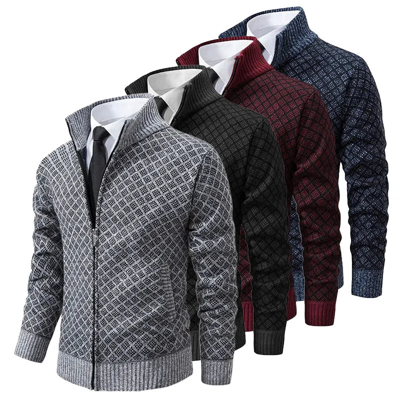 Heren Hybride Gebreide Vest - Klassiek Comfort