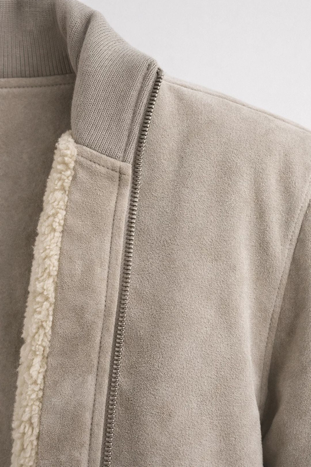 Heren Jas met Rits - Stoere Winterjas Heuplengte
