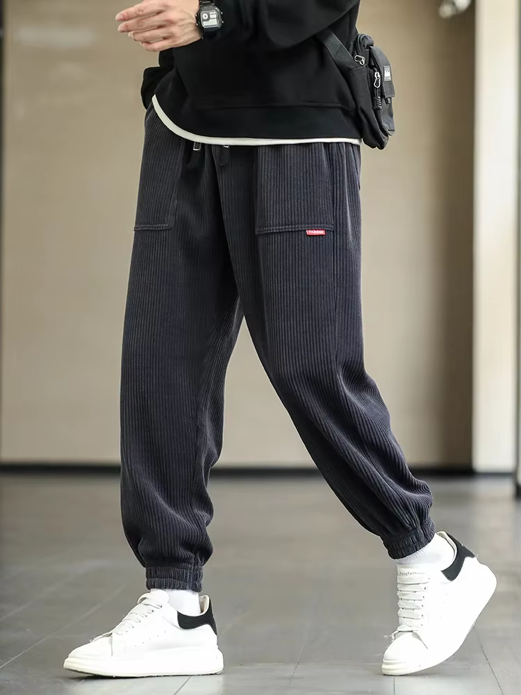 Heren Joggingbroek Losse Fit - Casual Comfort - Zwart