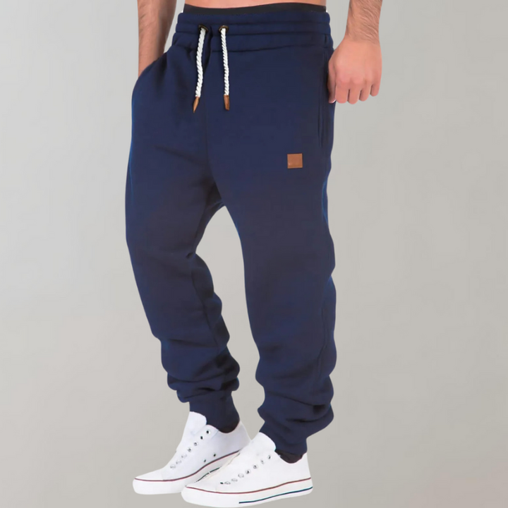 Heren Joggingbroek Relaxed Fit - Comfortabel Trekkoord - Blauw
