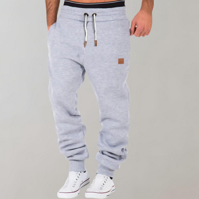Heren Joggingbroek Relaxed Fit - Comfortabel Trekkoord - Grijs