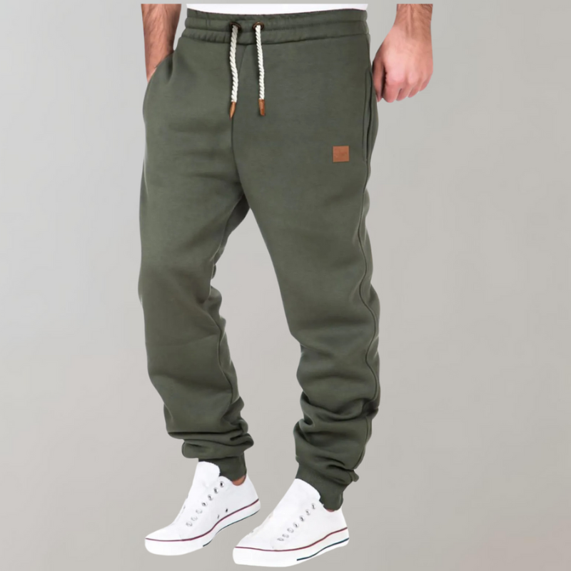 Heren Joggingbroek Relaxed Fit - Comfortabel Trekkoord - Groen