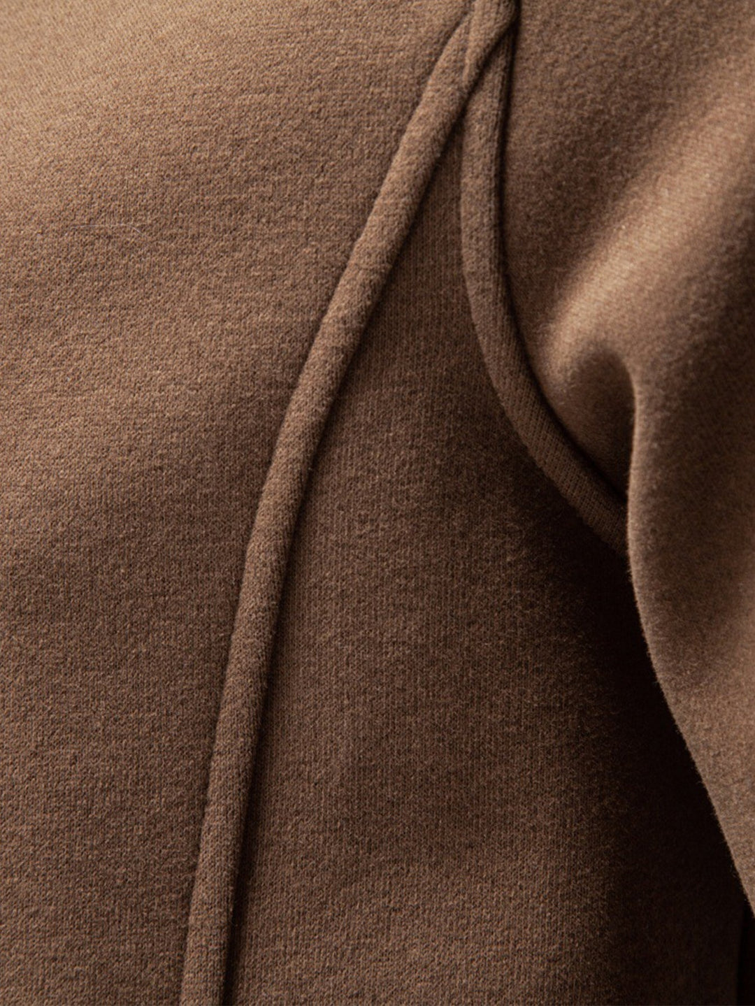 Heren Katoen Blend Quarter Zip Sweatshirt - Casual Pullover