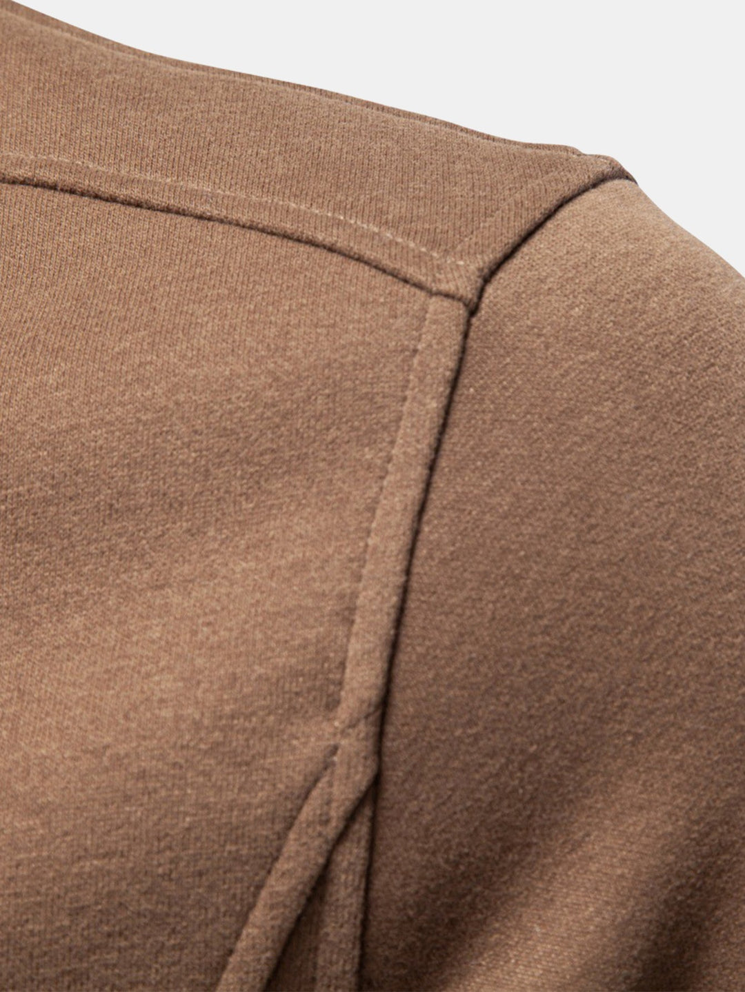 Heren Katoen Blend Quarter Zip Sweatshirt - Casual Pullover