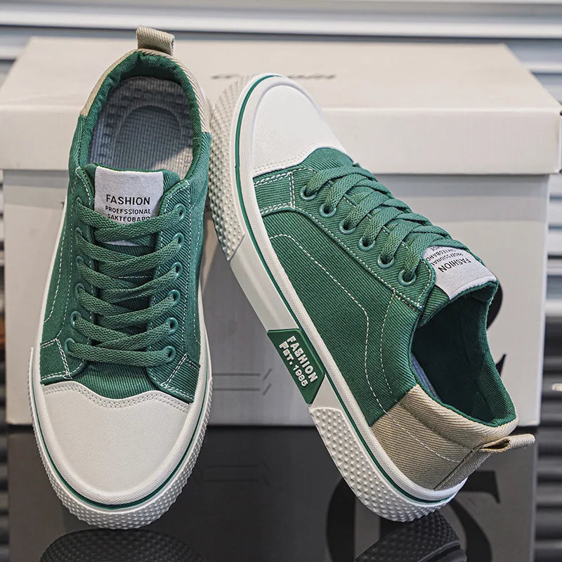 Heren Klassieke Sneaker - Licht en Comfortabel - Groen