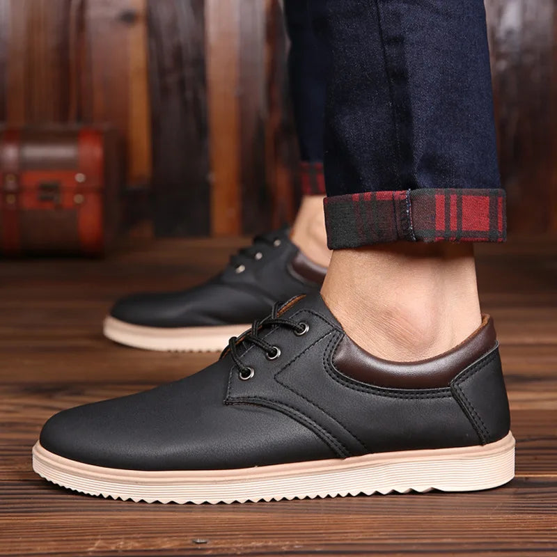 Heren leren schoenen - Klassiek elegant design