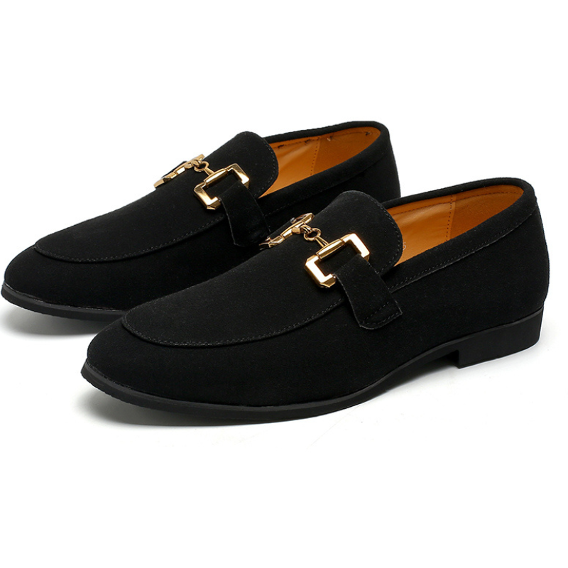 Heren Loafers Elegante Instappers - Klassieke Schoenen - Zwart