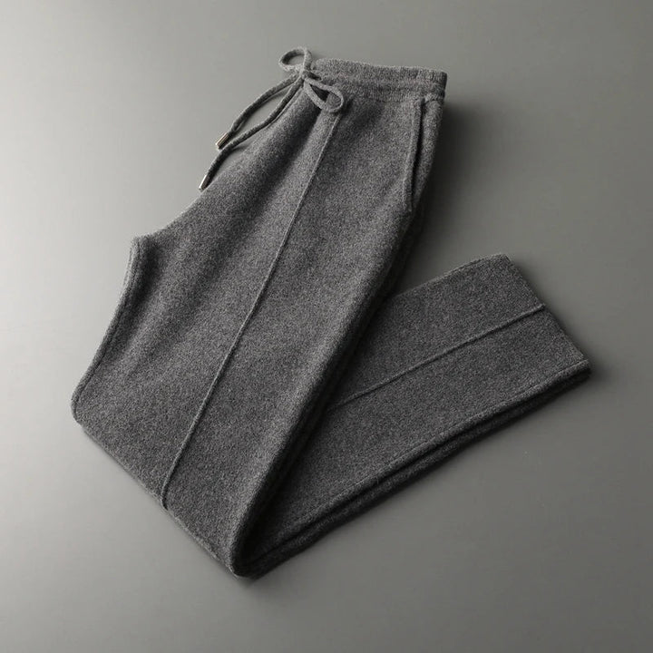 Heren Lounge Broek Relaxed Fit - Comfort & Stijl - Donkergrijs