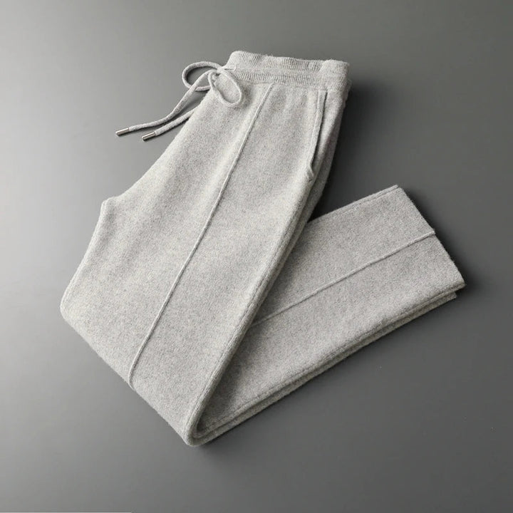 Heren Lounge Broek Relaxed Fit - Comfort & Stijl - Lichtgrijs