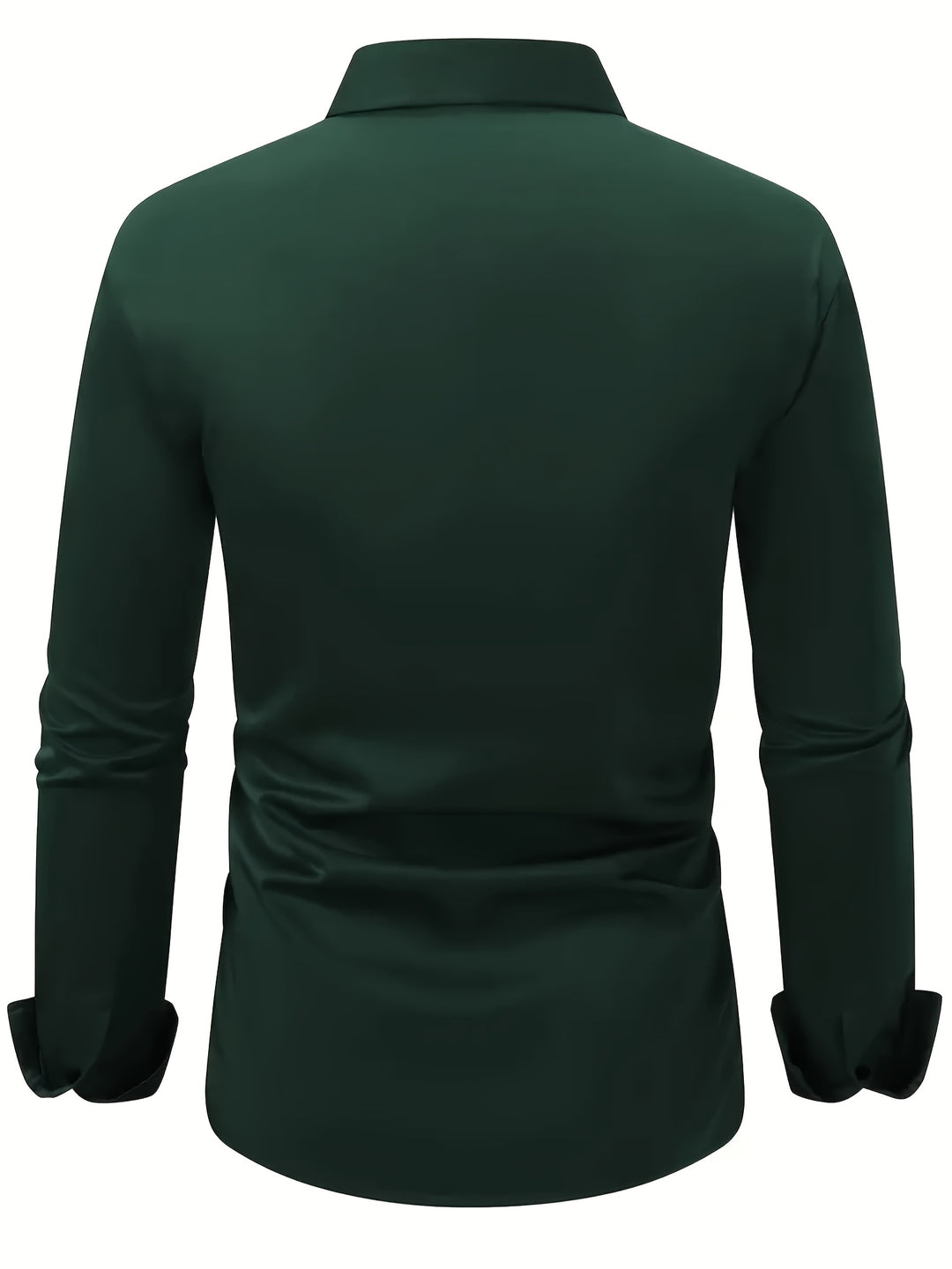 Heren Overhemd Lange Mouw - Elegant Semi-Doorschijnend