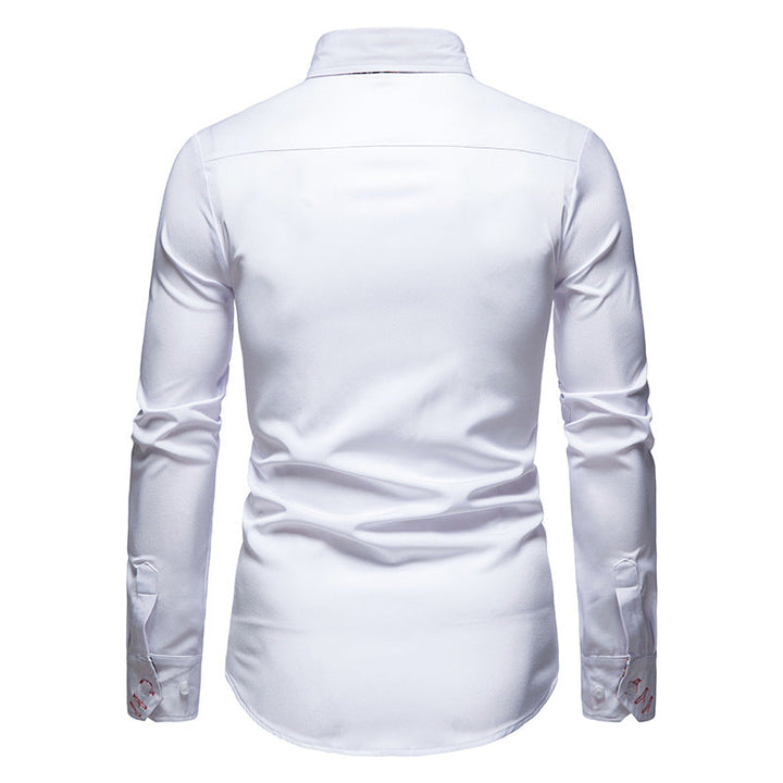 Heren Overhemd Slim Fit - Katoen met Paisleyprint