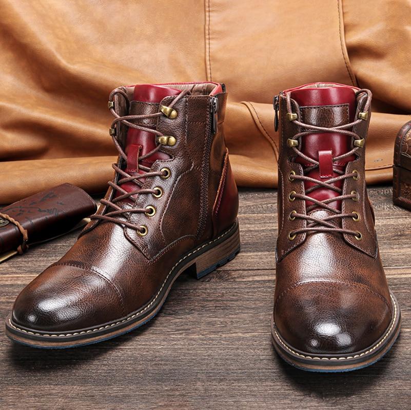 Heren Oxford laarzen bruin - klassieke elegantie - Bruin