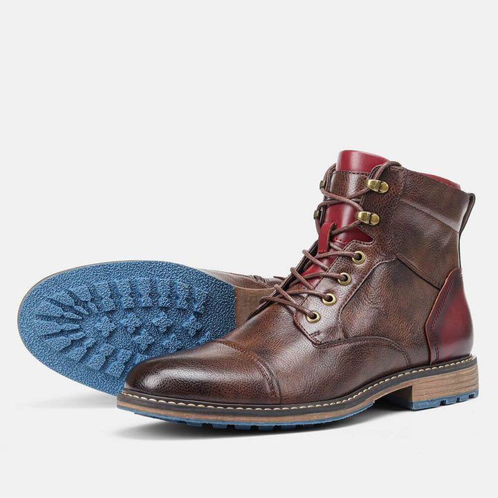 Heren Oxford laarzen bruin - klassieke elegantie