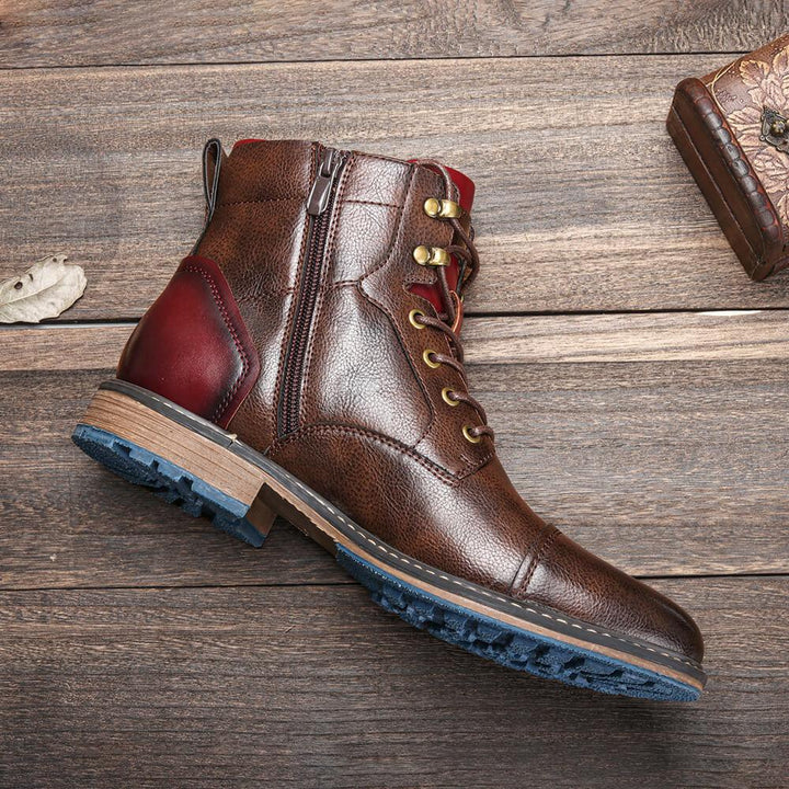 Heren Oxford laarzen bruin - klassieke elegantie