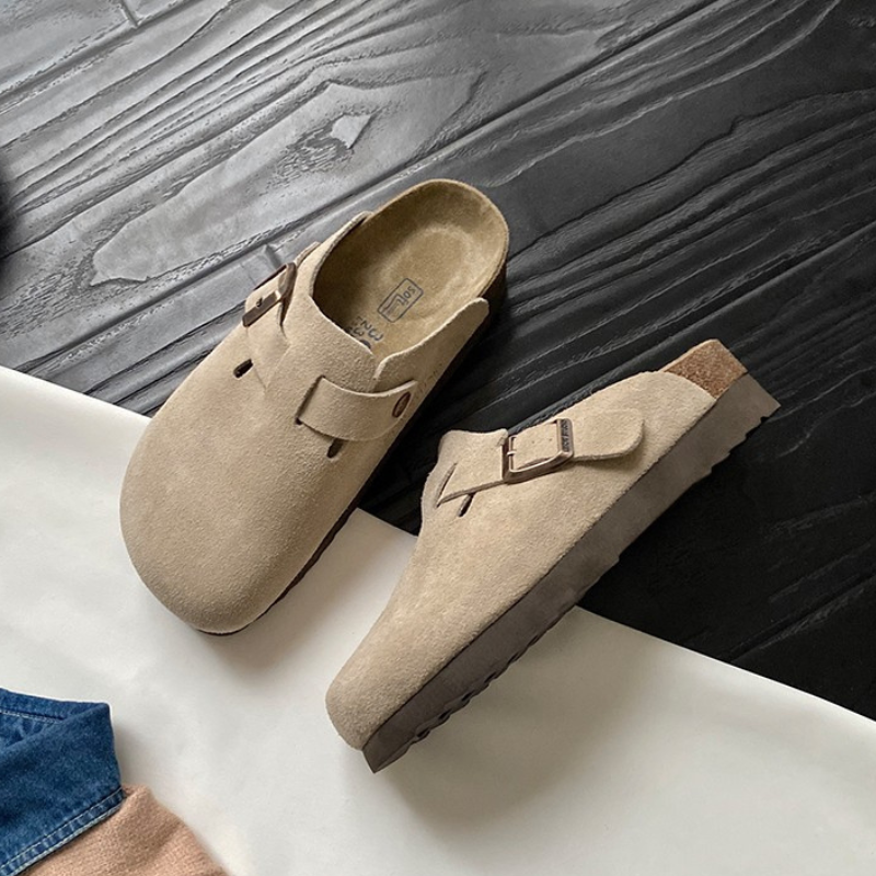 Heren Pantoffels Lichtgewicht - Comfortabele Zachte Zool - Grijs