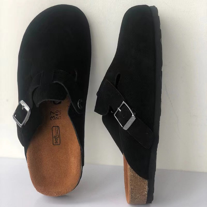 Heren Pantoffels Lichtgewicht - Comfortabele Zachte Zool - Zwart