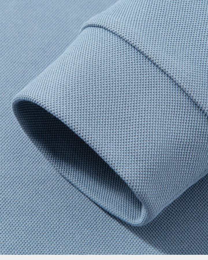 Heren Poloshirt Lange Mouwen - Ademend en Kreukvrij
