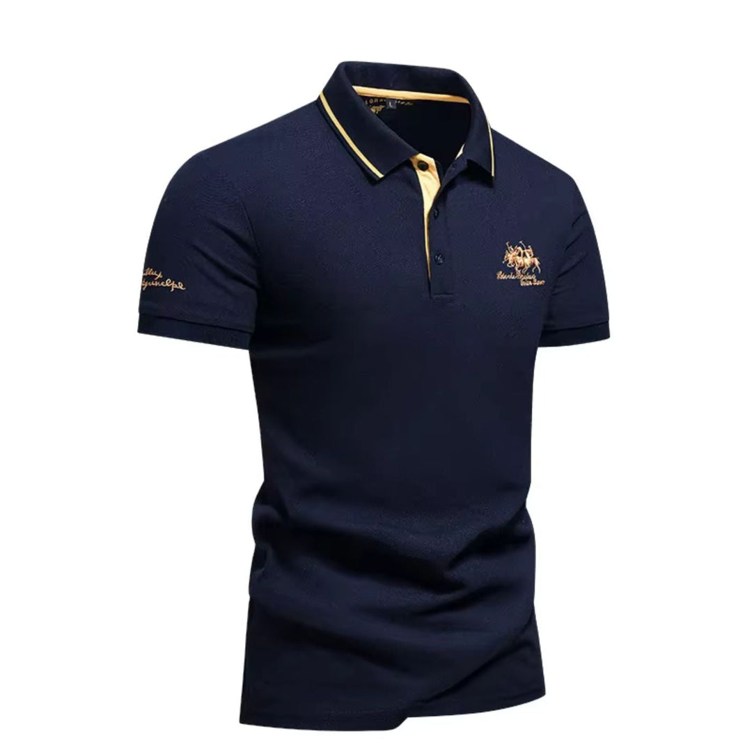 Heren Poloshirt met Knopen - Klassieke Dagelijkse Stijl