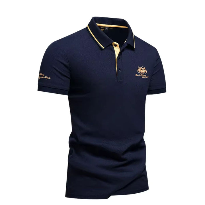 Heren Poloshirt met Knopen - Klassieke Dagelijkse Stijl