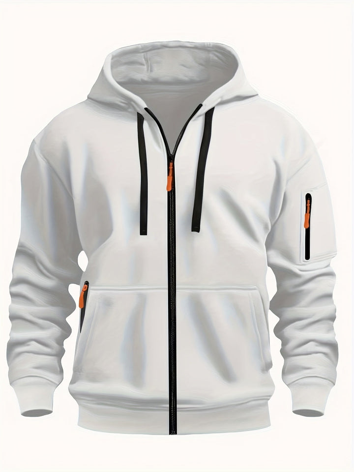 Heren Ritssluiting Hoodie - Comfortabele Dagelijkse Laag