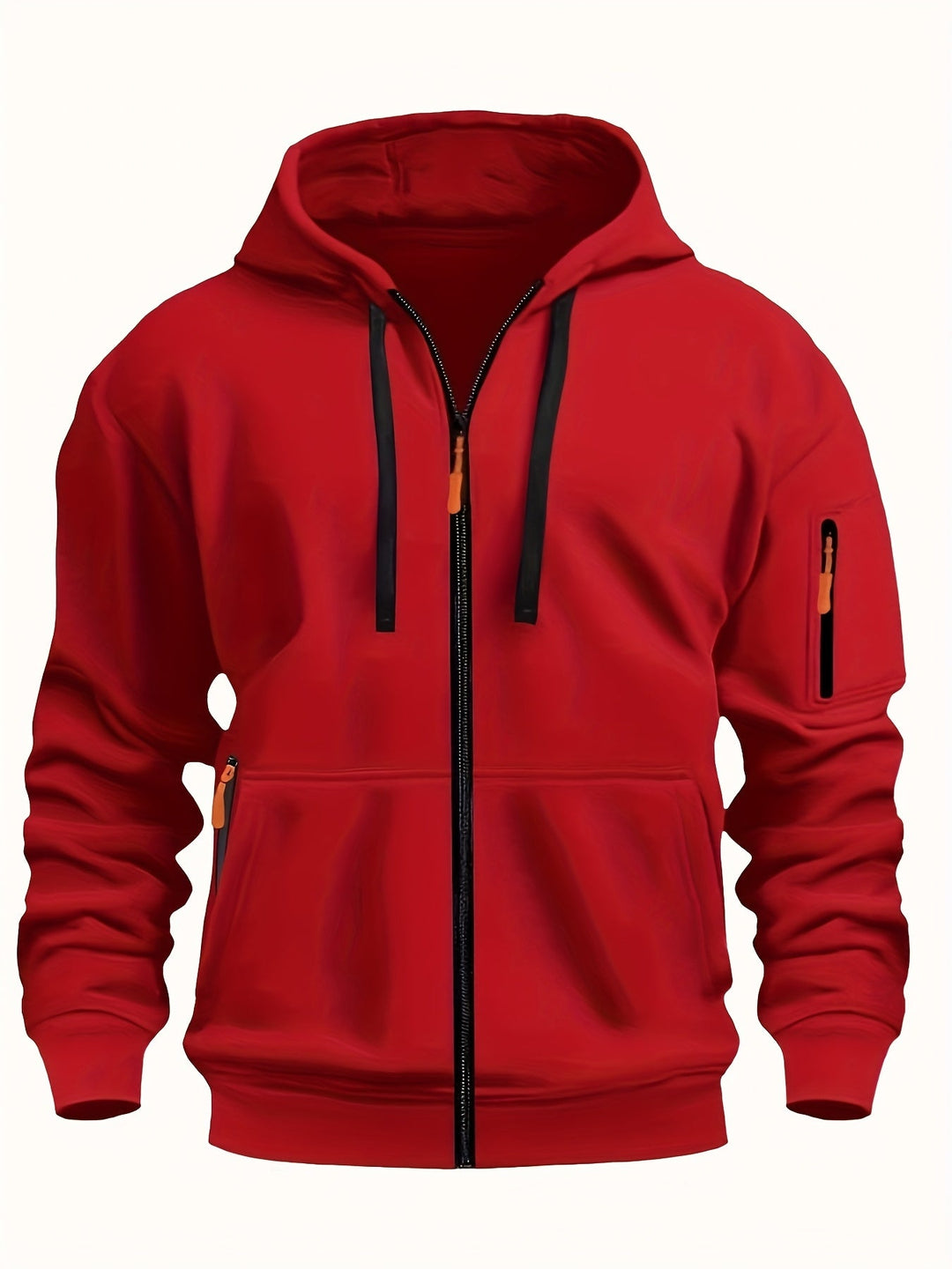 Heren Ritssluiting Hoodie - Comfortabele Dagelijkse Laag