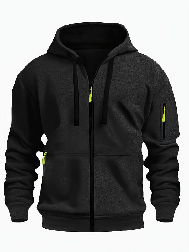 Heren Ritssluiting Hoodie - Comfortabele Dagelijkse Laag