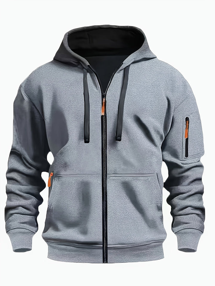 Heren Ritssluiting Hoodie - Comfortabele Dagelijkse Laag