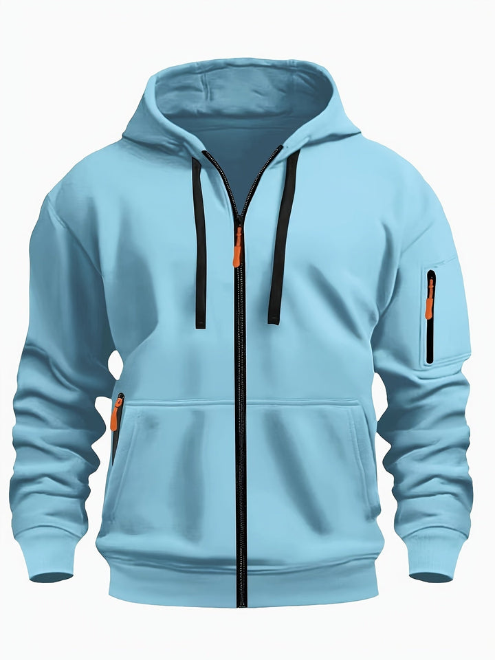 Heren Ritssluiting Hoodie - Comfortabele Dagelijkse Laag