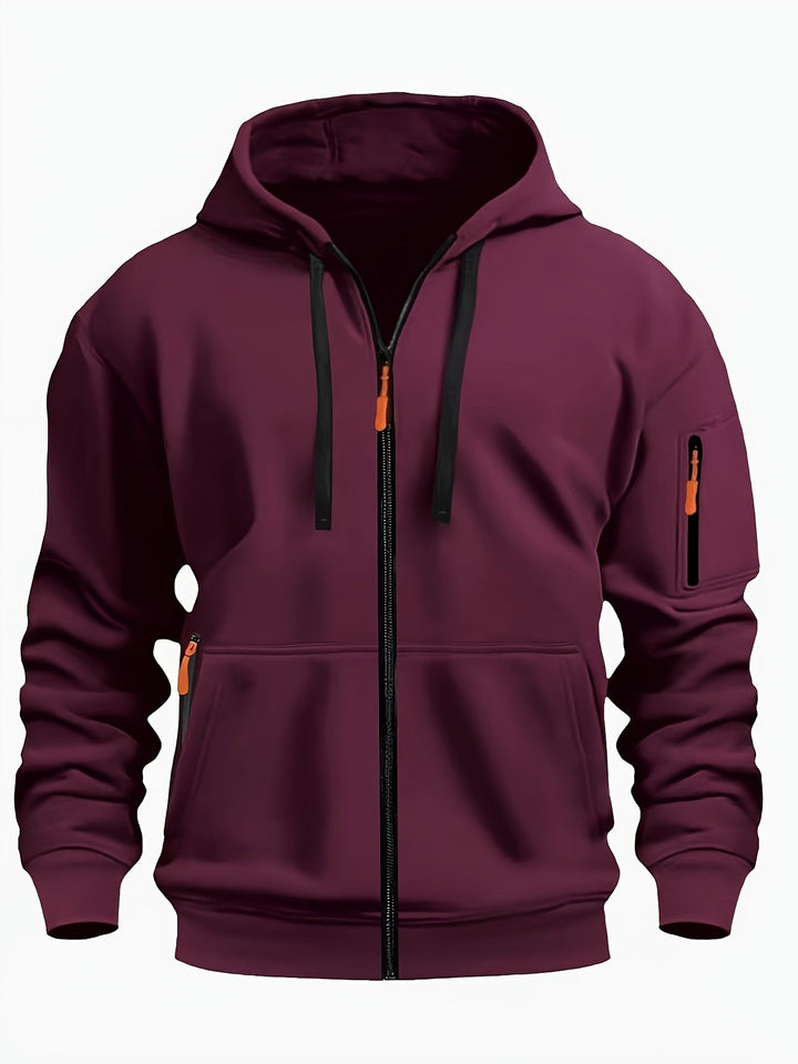 Heren Ritssluiting Hoodie - Comfortabele Dagelijkse Laag