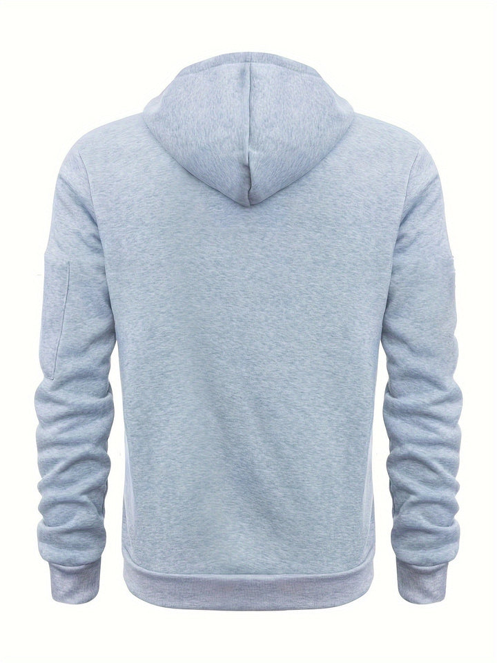 Heren Ritssluiting Hoodie - Comfortabele Dagelijkse Laag