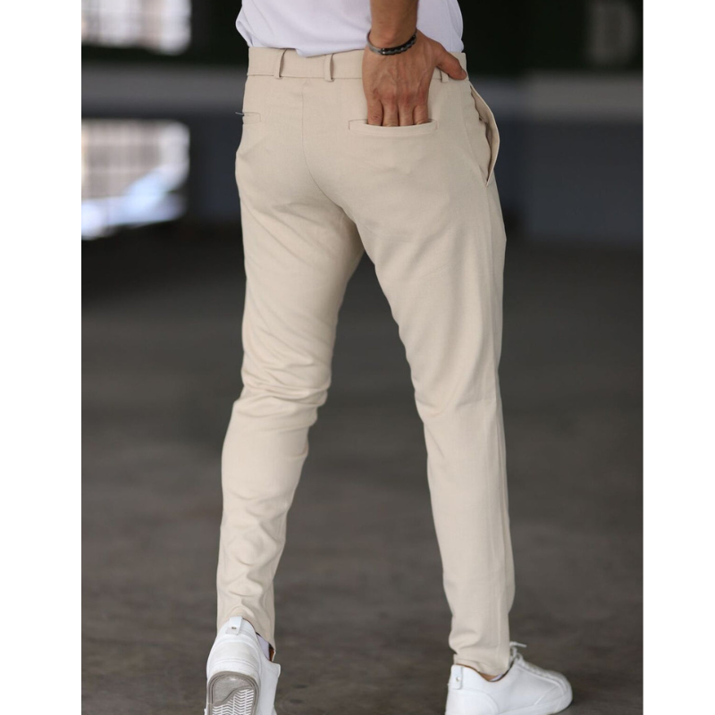 Heren Slim Fit Chino Broek - Comfortabel & Stijlvol