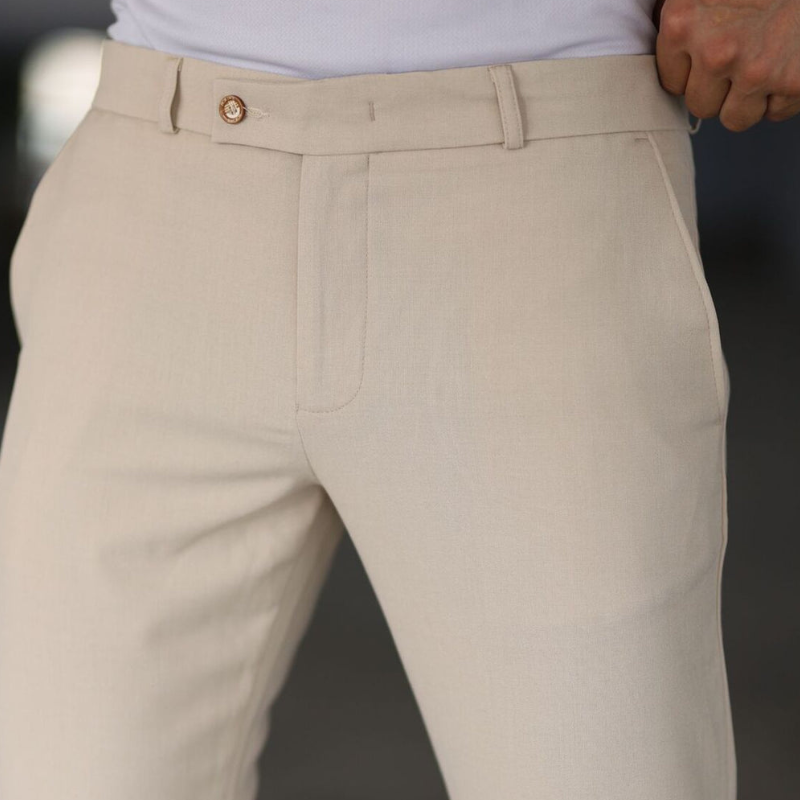 Heren Slim Fit Chino Broek - Comfortabel & Stijlvol