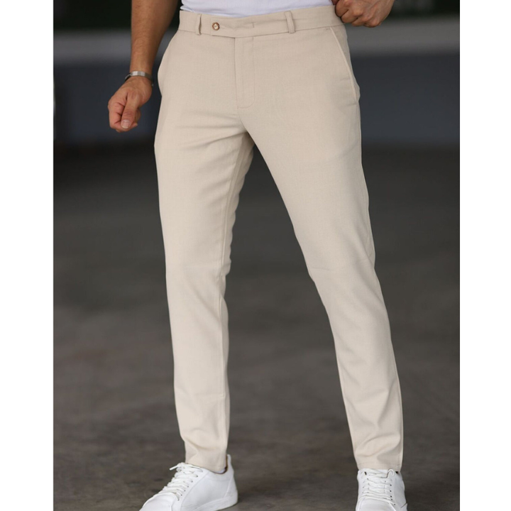 Heren Slim Fit Chino Broek - Comfortabel & Stijlvol