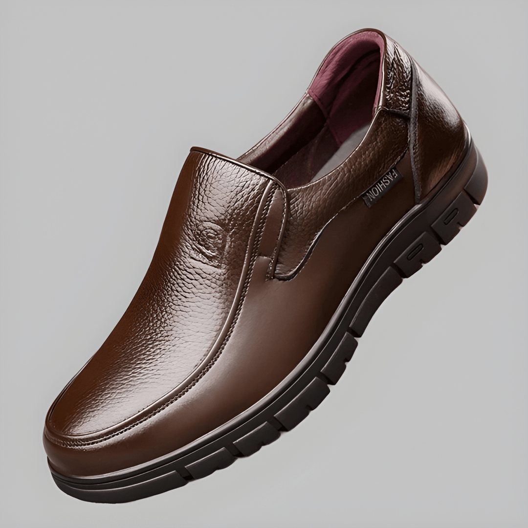 Heren Slip-On Schoenen - Comfortabele Instapper - Bruin
