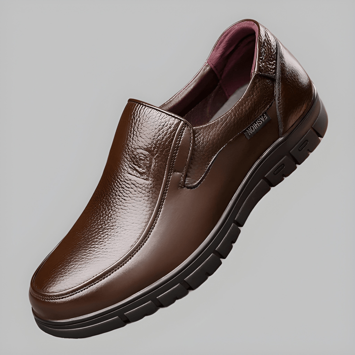Heren Slip-On Schoenen - Comfortabele Instapper - Bruin