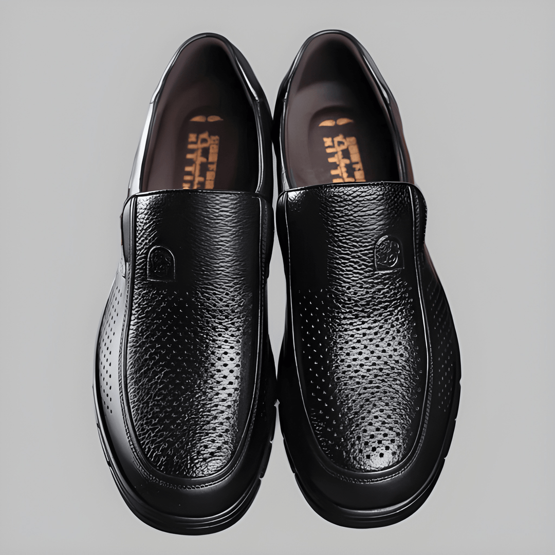 Heren Slip-On Schoenen - Comfortabele Instapper - Zwart Gat