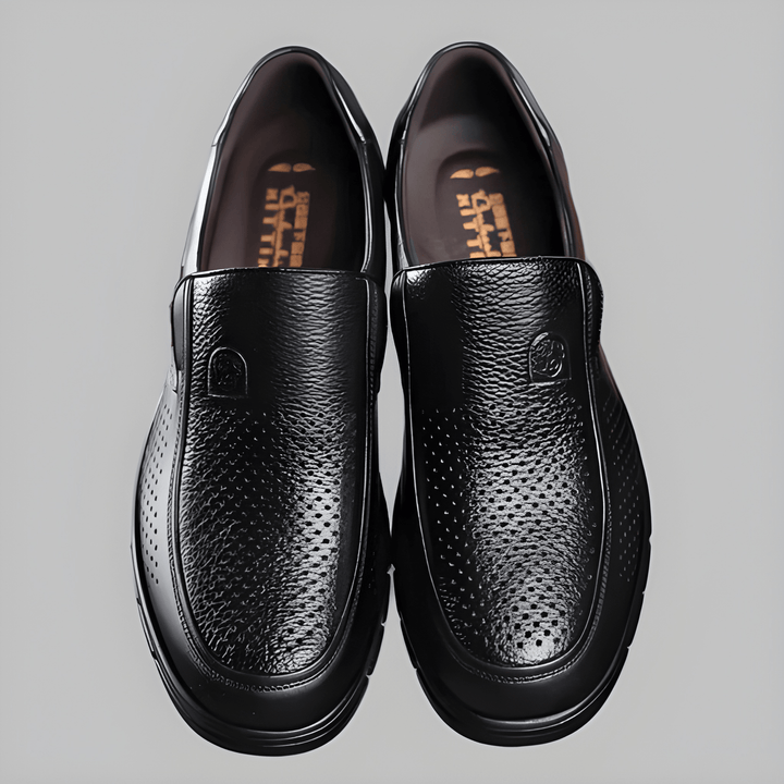 Heren Slip-On Schoenen - Comfortabele Instapper - Zwart Gat