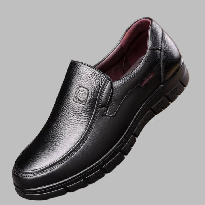 Heren Slip-On Schoenen - Comfortabele Instapper - Zwart