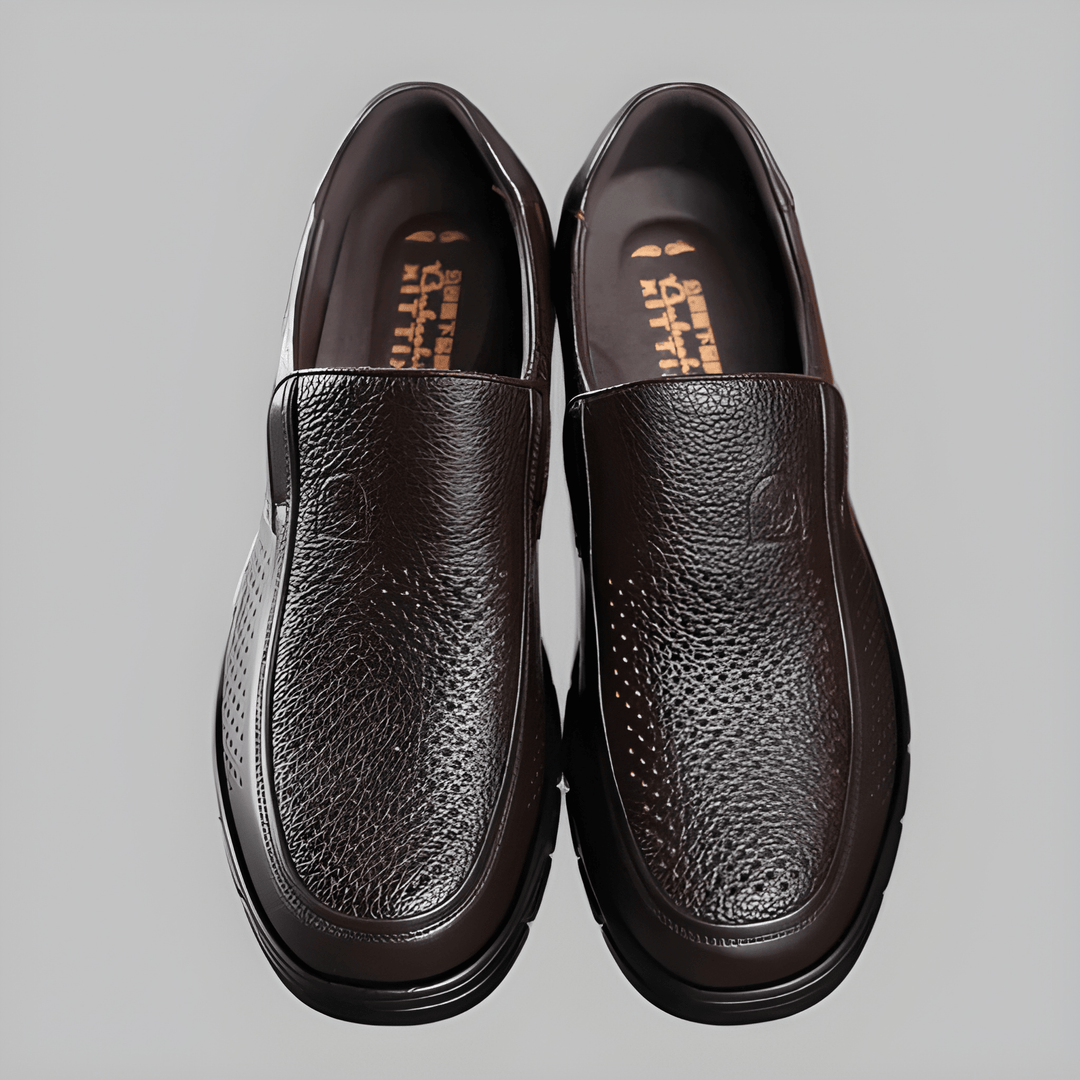 Heren Slip-On Schoenen - Comfortabele Instapper - Zwart