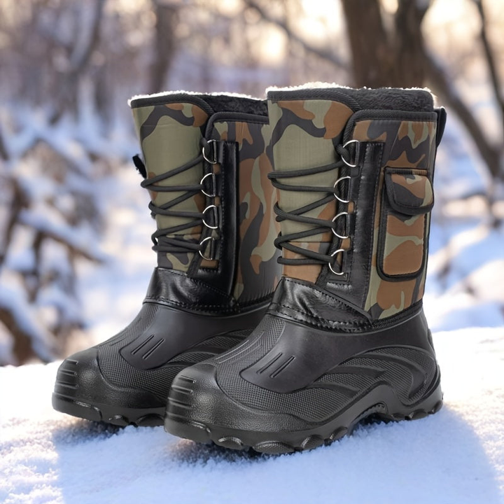 Heren Sneeuwlaarzen Antislip - Warme Winterschoenen - Groen