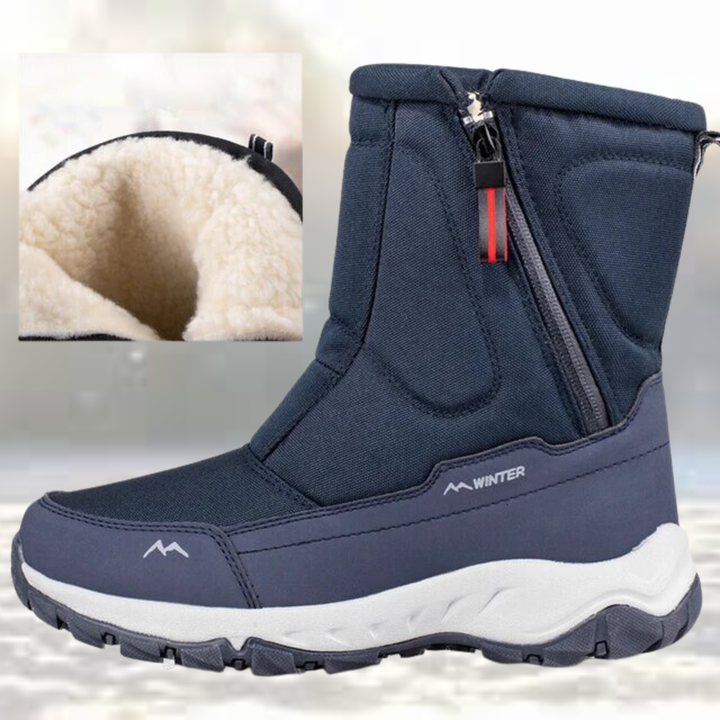 Heren Sneeuwlaarzen Waterdicht - Warme Winterschoenen - Blauw