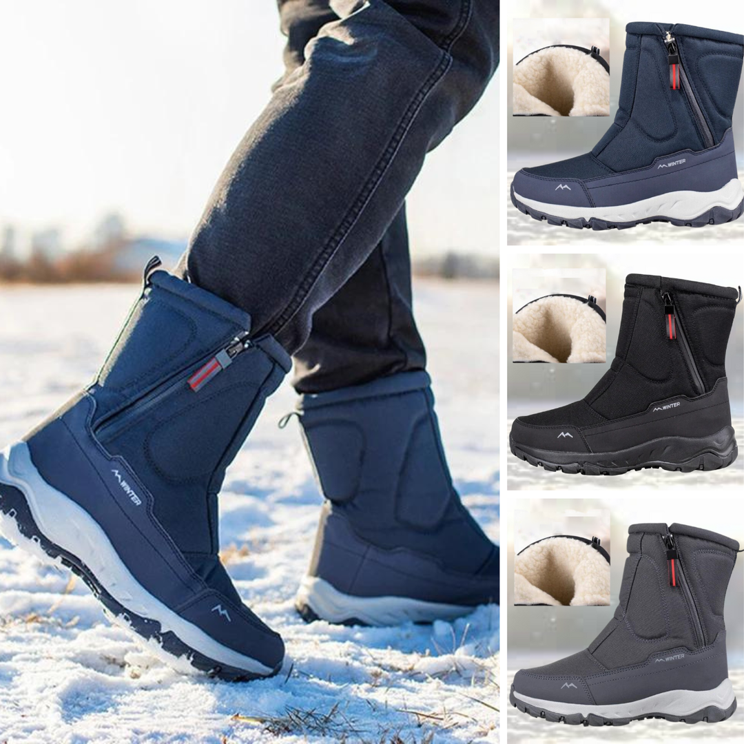 Heren Sneeuwlaarzen Waterdicht - Warme Winterschoenen