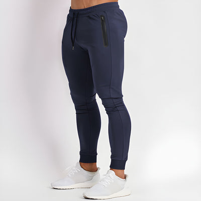 Heren Sportbroek Sneldrogend - Atletische pasvorm - Blauw